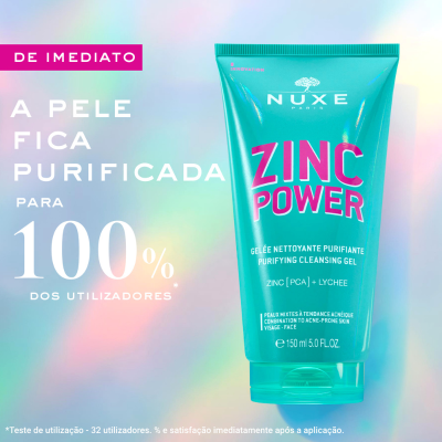 Nuxe Zinc Power Gel Limpeza Anti-imperfeições 150ml | Farmácia d'Arrábida