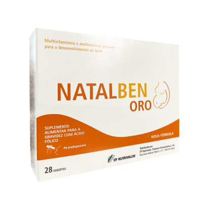 Natalben Oro Pó Saquetas x28 | Farmácia d'Arrábida