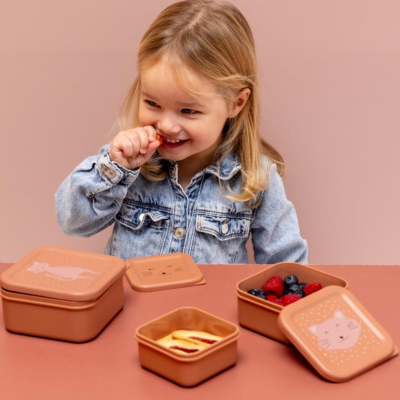 TRIXIE 3 Lancheiras com Clip Mrs. Cat| Farmácia d'Arrábida