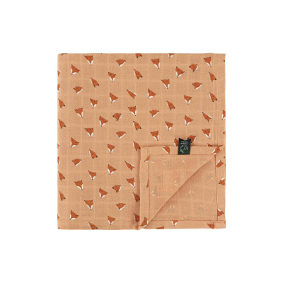 TRIXIE Fralda Musselina 110x110cm Fierce Fox| Farmácia d'Arrábida