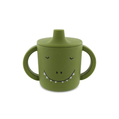 TRIXIE Copo Aprendizagem 4 Meses Silicone Mr. Dino