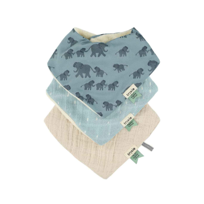 TRIXIE Babete Bandana Pack 3 Enchanting Elephant