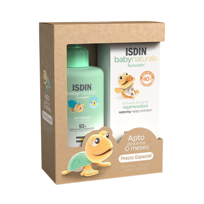 7546937 ISDIN Babynaturals Shampoo 200ml + ZN40 Pomada Regeneradora 100ml