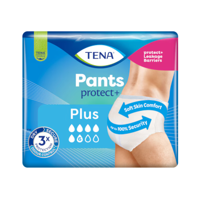 6560094 TENA Pants Plus S Cueca Descartável Incontinência Severa 14 Unid.