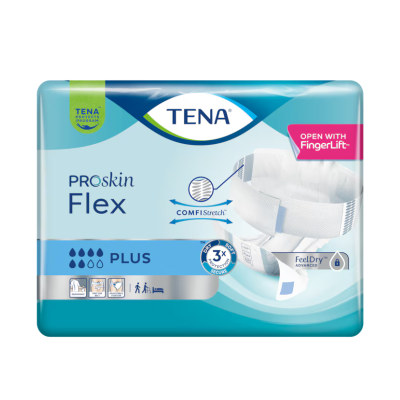 6115758 TENA ProSkin Flex Plus XL Fralda Cinto Incontinência Grave 30 Unid.