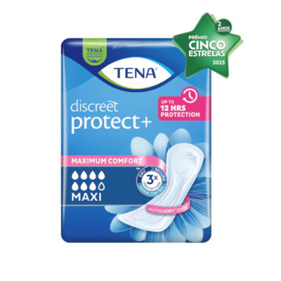 6167734 TENA Lady Discreet Maxi Pensos Incontinência Intensa 12 Horas 12 Unid.