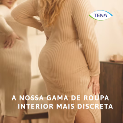 TENA Silhouette Creme Plus L Cueca Cintura Alta Incontinência 8 Unidades | Farmácia d'Arrábida