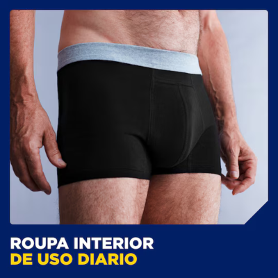 TENA Men Boxer Preto Lavável Homem L 1 Unidade | Farmácia d'Arrábida