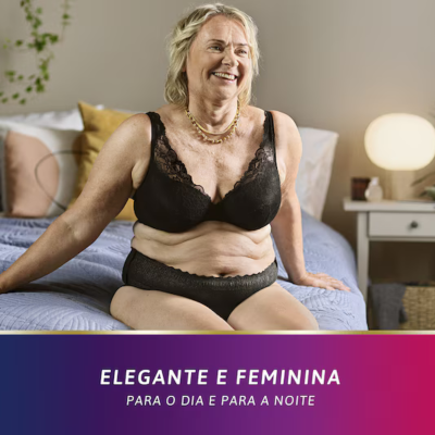 TENA Silhouette Noir Cueca Baixa Preta Mulher Normal L 9 Uni. | Farmácia d'Arrábida