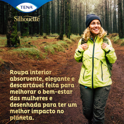 TENA Silhouette Noir Cueca Baixa Preta Mulher Normal L 9 Uni. | Farmácia d'Arrábida