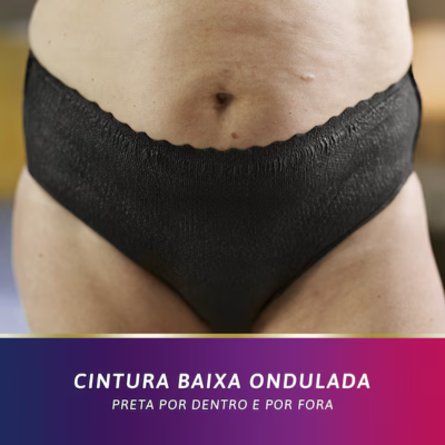 TENA Silhouette Noir Cueca Cintura Baixa Preta Mulher Normal M 10 Unid. | Farmácia d'Arrábida