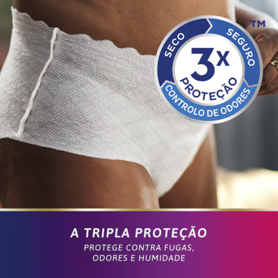 TENA Silhouette Blanc Cueca Cintura Baixa Mulher Normal Tam. M 12 Unid. | Farmácia d'Arrábida