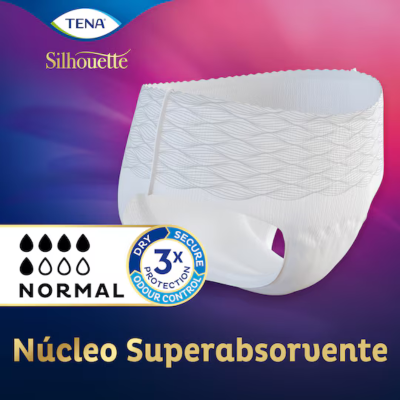 TENA Silhouette Blanc Cueca Cintura Baixa Mulher Normal Tam. L 10 Unid. | Farmácia d'Arrábida