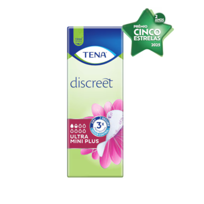 6119339 TENA Lady Discreet Ultra Mini Plus Pensos Diários Femininos 24 Unidades