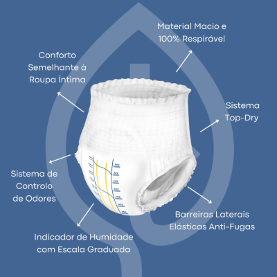 Abena Pants Premium M3 Fraldas Cueca 15 Unidades | Farmácia d'Arrábida