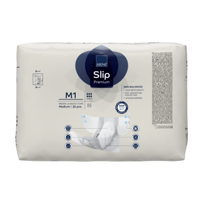Abena Slip Premium M1 Fraldas Incontinência Moderada 26 Uni. | Farmácia d'Arrábida