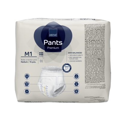 Abena Pants Premium M1 Fraldas Cueca Incontinência Moderada 15 Uni. | Farmácia d'Arrábida