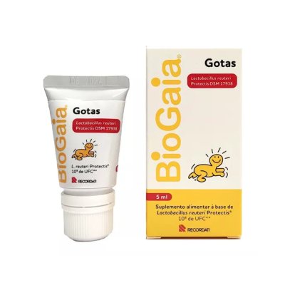 7355842 BioGaia Gotas Bebés e Crianças Suplemento Probiótico com L. Reuteri 5ml