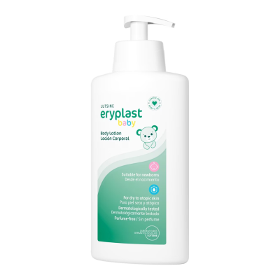 7520239 Lutsine Eryplast Baby Loção Corporal 500ml Hidratação 24h Bebé Pele Seca e Atópica