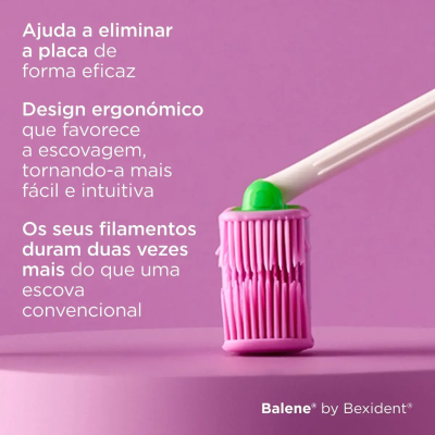 Balene by Bexident Junior Escova Infantil Rosa +6 Anos  | Farmácia d'Arrábida