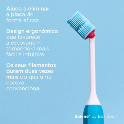 Balene by Bexident Junior Escova Infantil Azul +6 Anos  | Farmácia d'Arrábida