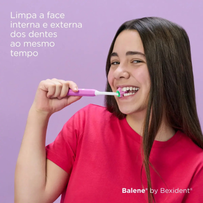 Balene by Bexident Junior Escova Infantil Lilás +6 Anos | Farmácia d'Arrábida