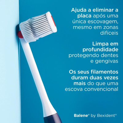 Balene by Bexident Escova Dentes Suave Azul | Farmácia d'Arrábida