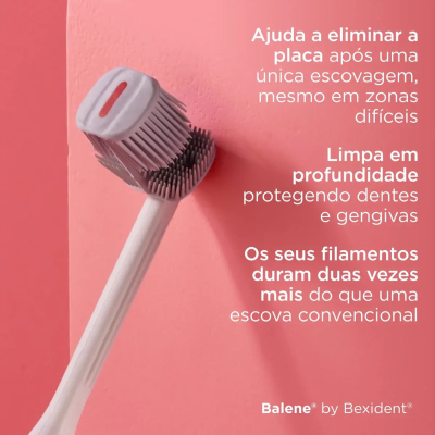 Balene by Bexident Escova Dentes Média Coral  | Farmácia d'Arrábida