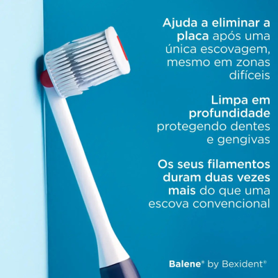 Balene by Bexident Escova Dentes Média Azul | Farmácia d'Arrábida