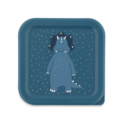 TRIXIE 3 Caixas de Lanche Infantis com Clip Mr. Triceratops | Farmácia d'Arrábida