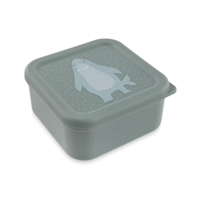 TRIXIE 3 Caixas de Lanche Infantis com Clip Mr. Shark Empilháveis | Farmácia d'Arrábida