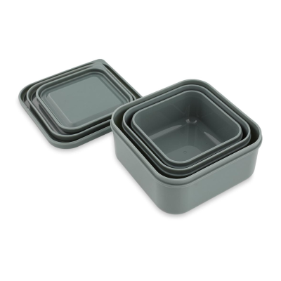 TRIXIE 3 Caixas de Lanche Infantis com Clip Mr. Shark Empilháveis | Farmácia d'Arrábida