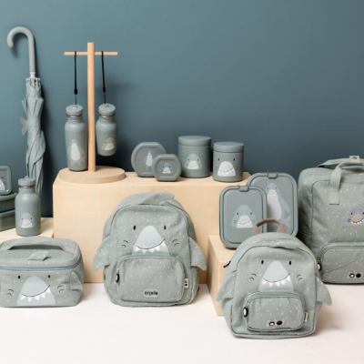 TRIXIE 3 Caixas de Lanche Infantis com Clip Mr. Shark Empilháveis | Farmácia d'Arrábida