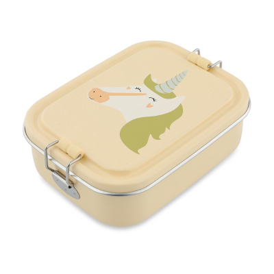 5400858592248 TRIXIE Lancheira Metálica Grande Mrs. Unicorn Resistente e Segura