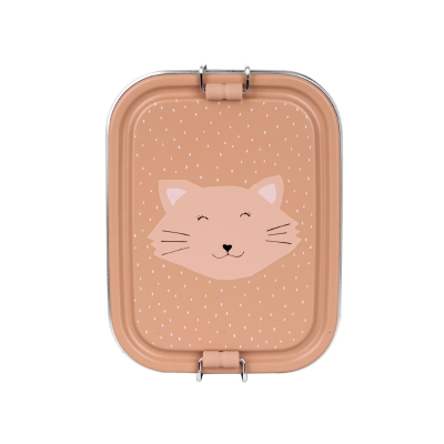 TRIXIE Lancheira Metálica Pequena Mrs. Cat Resistente e Segura | Farmácia d'Arrábida