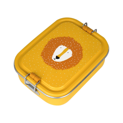 5400858592132 TRIXIE Lancheira Metálica Pequena Mr. Lion Resistente e Segura