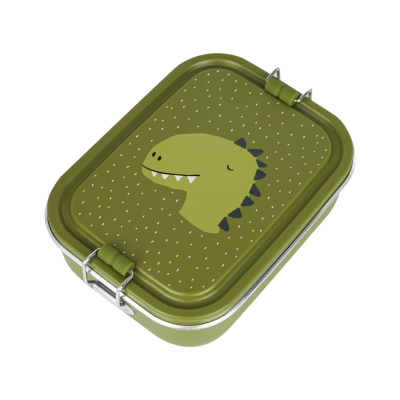 5400858592019 TRIXIE Lancheira Metálica Pequena Mr. Dino Resistente e Segura