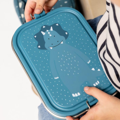 TRIXIE Lancheira Metálica Grande Mr. Triceratops +3 Anos | Farmácia d'Arrábida