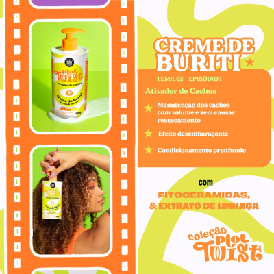 Lola Plot Twist Buriti Creme Ativador 480g – Creme de Pentear | Farmácia d'Arrábida