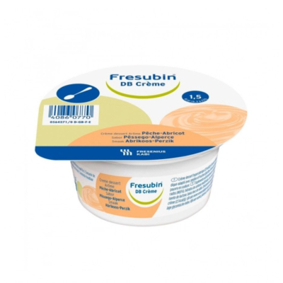Fresubin DB Crème Pêssego e Alperce 4x125g Suplemento Diabetes | Farmácia d'Arrábida