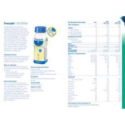 Fresubin DB Drink Baunilha 2x400ml Suplemento Diabetes | Farmácia d'Arrábida