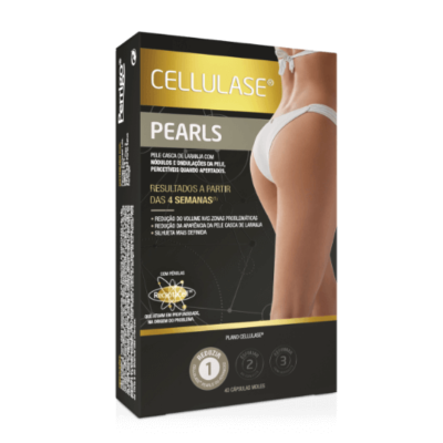 7355362 Cellulase Pearls 40 Cápsulas – Redução da Celulite e Volume em 4 Semanas