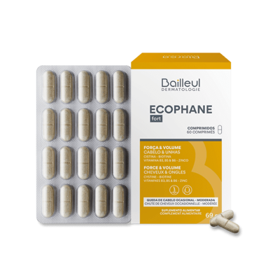 Ecophane Fort Comprimidos 3x60 Pack Queda de Cabelo e Unhas | Farmácia d'Arrábida