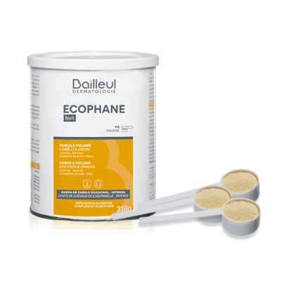 6531038 Ecophane Fort Suplemento Capilar em Pó 90 Doses – Queda Intensa