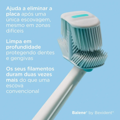 Balene by Bexident Duotech Recargas Substituição Média Escova Elétrica | Farmácia d'Arrábida