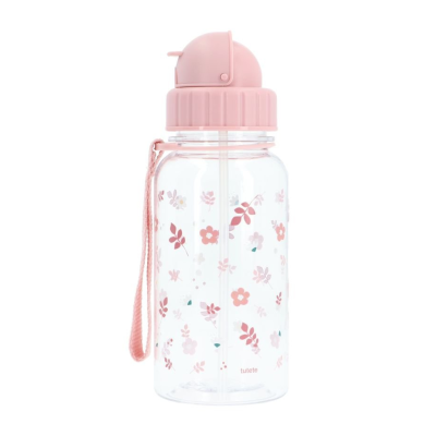 8434149656231 Tutete Garrafa Infantil Leaves Rosa 500ml