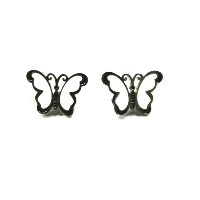 8059386463796 MyLovly Brincos Criança Borboleta Branca | Aço Hipoalergénico