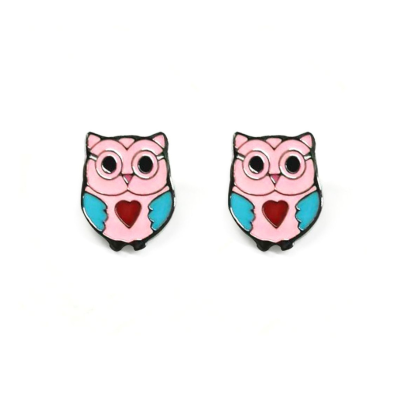 MyLovly Brincos Criança Coruja | Aço Hipoalergénico