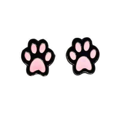 8059386463888 MyLovly Brincos Criança Pata Rosa | Aço Hipoalergénico