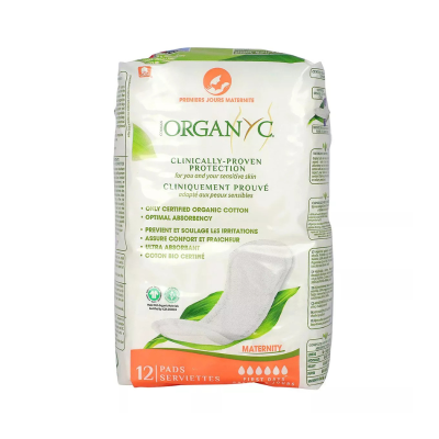 7279026 Organyc Pensos Pós-parto Primeiros Dias x12